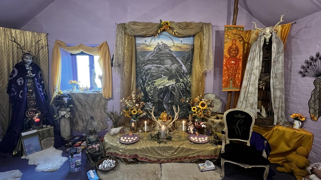 Temple de la déesse Glastonbury Angleterre