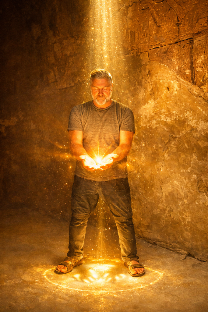 Puit de lumière Karnak Louxor Egypte