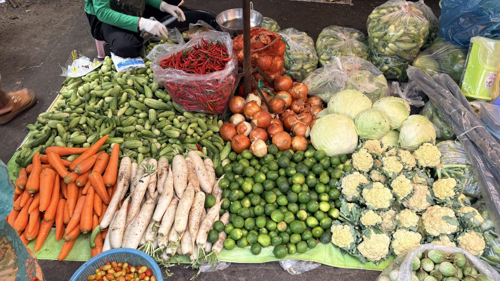 Marché Battambang Cambodge